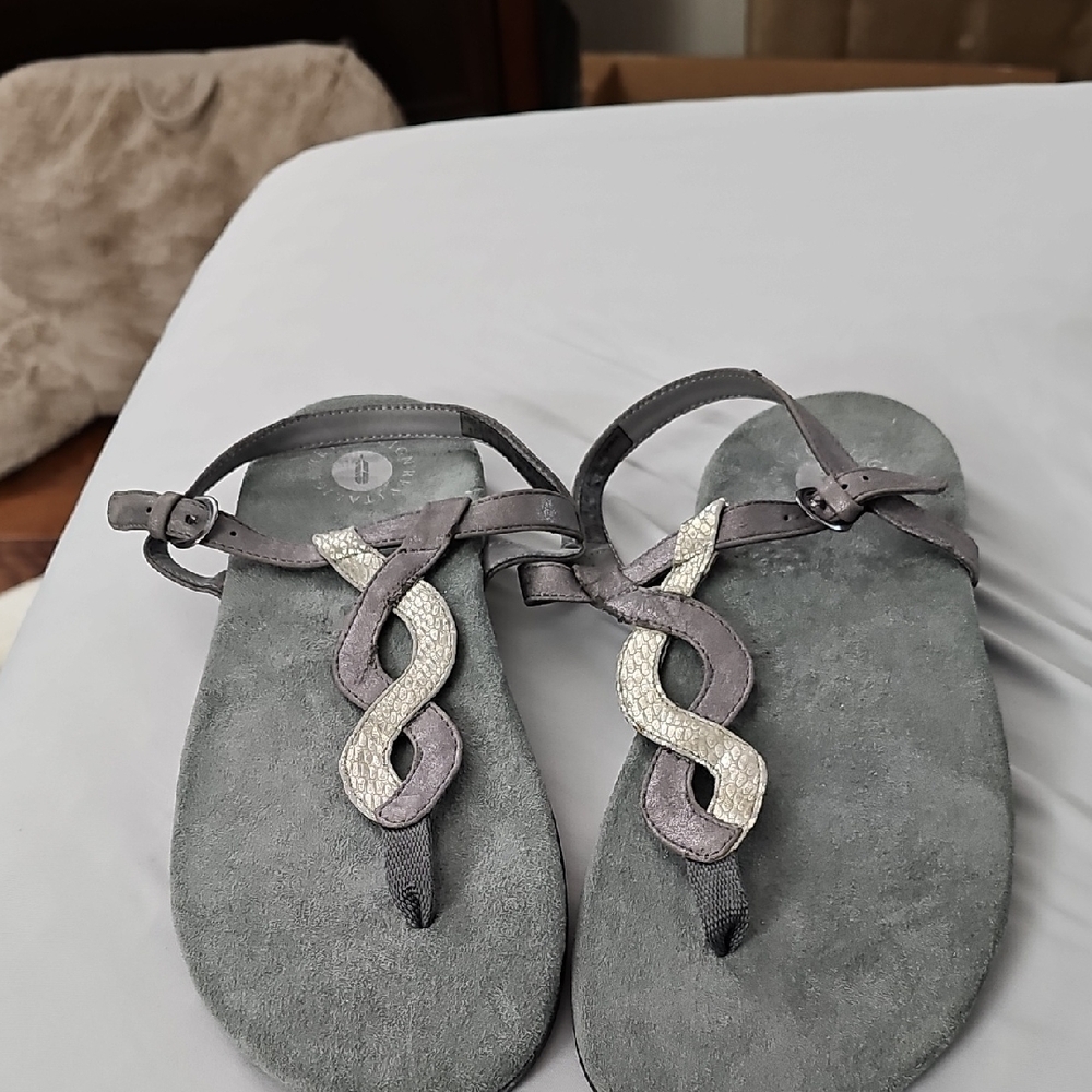 Stylish Gray Sandals for Women- Never Worn